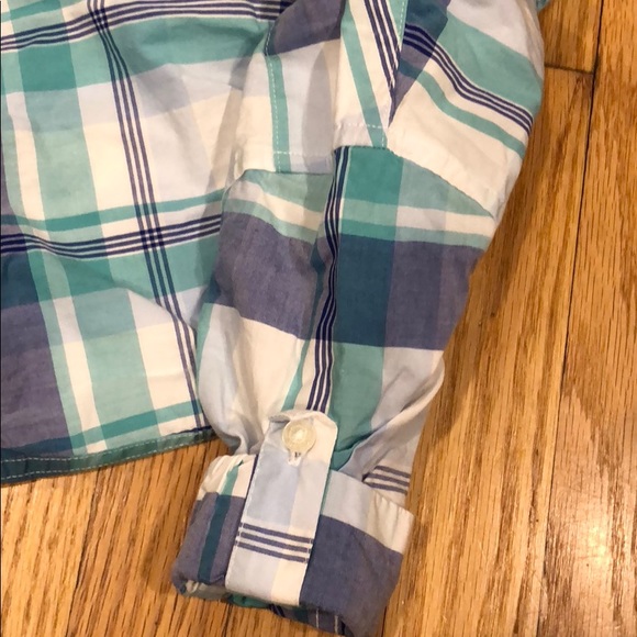 Janie and Jack plaid button down shirt - Picture 4 of 5